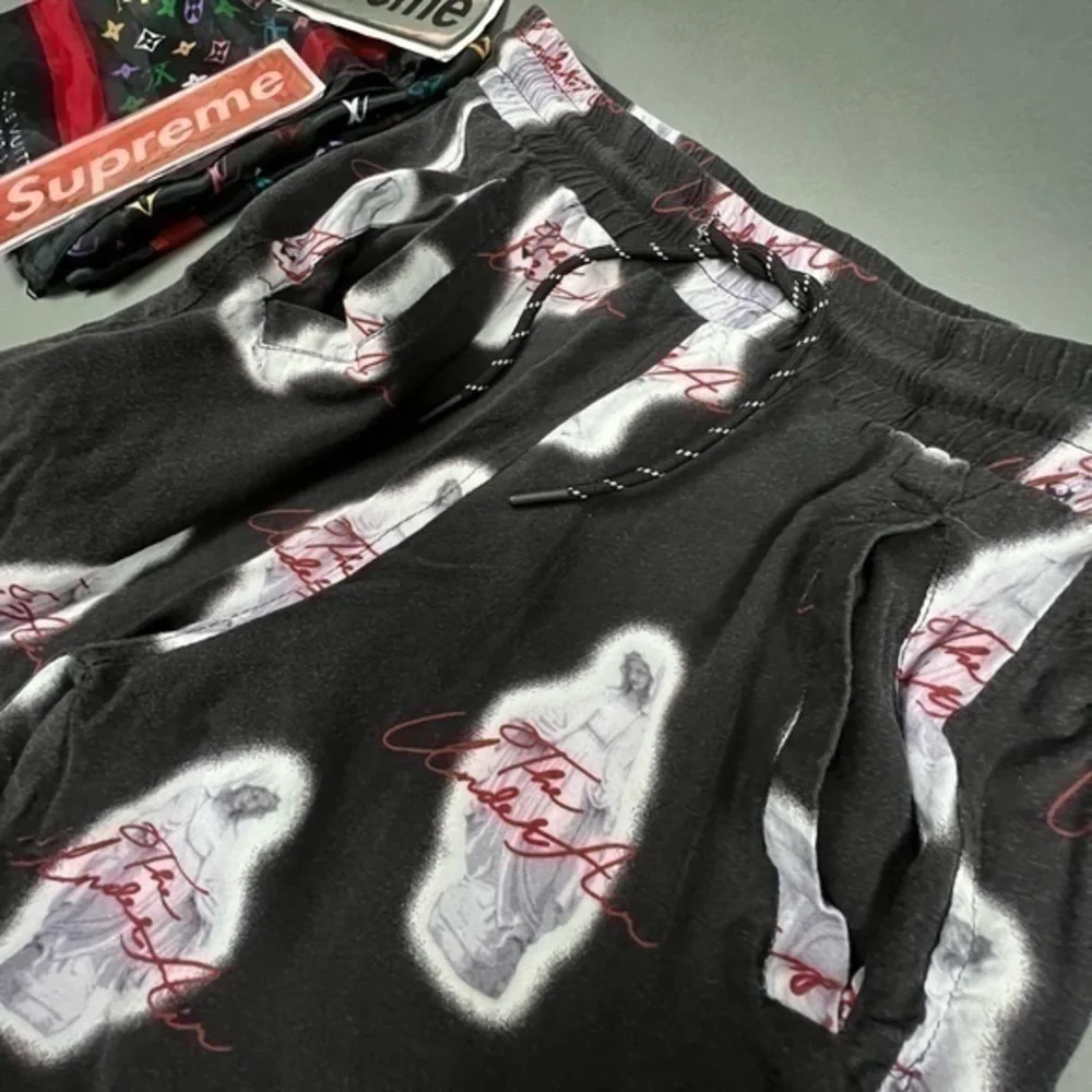 Mother Mary Allover Print Shorts